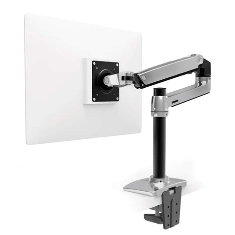 ergotron vertical pole mount bracket kit aluminum|ergotron monitor and keyboard arm.